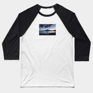 Mount Fuji Autumn Baseball T-Shirt